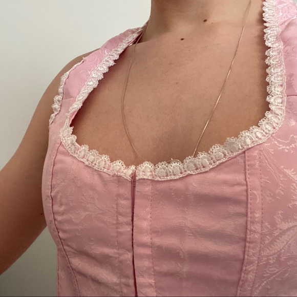 Pink vintage corset (S/M) - Picture 3 of 5